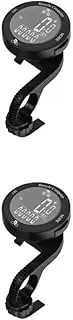 CLSSLVVBN 2 Set of Waterproof Bike Computer Install In Seconds Stay Dry All Ride Long Practical ABS Wireless Cycle Speedometer Convenient, 2Set