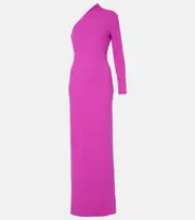 [Solace London] Solace London Joana one-shoulder gown UK 12 pink