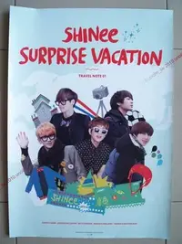 在飛比找Yahoo!奇摩拍賣優惠-海報299免運~SHINEE【SURPRISE VACATI