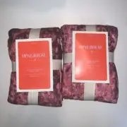 2 Vintage Rug Textured Velvet Quilt Shams - Opalhouse Standard Size