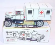 Kovap 1:32 HAWKEY 1924 ARMY HOSPITAL AMBULANCE TRUCK 2nd Tin Model MIB`80 RARE!