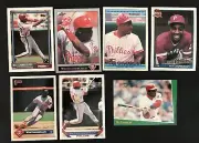 Wes Chamberlain Philadelphia Philly 1990s Baseball Cards