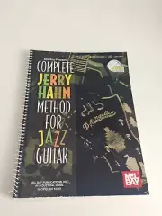 Jerry Hahn Complete Method For Jazz Guitar Book+ CD ,Tabs 176 Pages Spiral