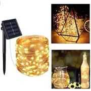 Outdoor Garden Christmas Party Decor Gift LED Solar Fairy String Lights