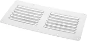 Stainless Steel Vent Cover for Grill Air Flow Rectangle Ventilation Panel Fire Pit Screen Outdoor Kitchen Vent Plate Ventilation Panel Cabin Vents Louver