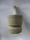 New Hand Carved Mortar and Pestle stone handmade machine for Grinding, crushing