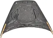 971 Carbon Fiber FRP Front Engine Hood Bonnets Covers Compatible for Porsche Pm 971 Car Body Kit 2017+(Two Side Carbon)