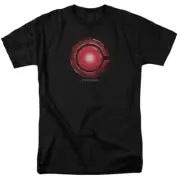Justice League Movie Cyborg Logo DC Comics Licensed Adult T-Shirt