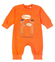 [Tinycottons] Tinycottons Baby Chamonix Poodles cotton playsuit M 24 red