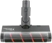 Compatible Electric Floor Brush for Dreame V10 V11 V12 V16 T20 Cordless Vacuum Cleaner, Soft Roller Head, Replacement Attachment for Hard Floor & Carpet