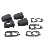 Car Door Handle End Cap Trim Kit with Stopper 9101AA for 307 C2 C3 Black