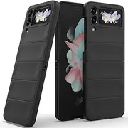 [Eabhulie] Galaxy Z Flip4 Case, Hard PC Non-Slip Anti-Scratch Case Cover for Samsung Galaxy Z Flip 4 5G Black