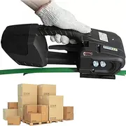 Handheld Electric Strapping Machine 4000mAh Rechargeable Battery, Auto Hot Melt & Adjustable Tensioner for PP/PET Strapping, Portable Packaging Tool 1 Electric