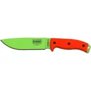 ESEE 6P-VG Venom Green Knife With Orange G-10 Handle w/Black Sheath