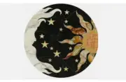 24" black marble round Table Top Inlay Pietra Dura coffee table work