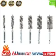 6PCS Drilling Brushes,Stainless Steel Cleaning Brushes For Impact Drill