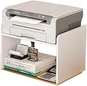 Printer Holder Printer Stand Printer Desk Wood Printer Stand Office Desk Printer Shelf Desktop Printer Rack Double-Layer Copier Storage Rack Desk Shelf Printer Shelf Printer Rack Printer Table
