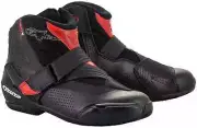 ALPINESTARS - SMX-1 R V2 Vented Shoes - Black/Red - US Size 9 - 4106-0201-43