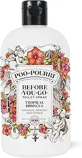 [Poo-Pourri] Before-You-go Toilet Spray Refill (Sprayer not Included), Tropical Hibiscus Scent, 16 Fl Oz