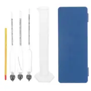 Alcohol Tester Gasoline Hydrometer Cup Set Brewing Equipment Alcoholmeter Kit