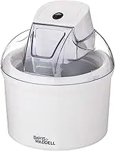 Davis & Waddell Electric Ice Cream Maker Electric Ice Cream Maker, White, DES0318