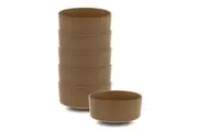 Salt & Pepper Claro Bowl 15x7.5cm Set of 6 Rust