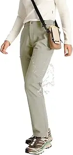 [tectop] Women's Hiking Cargo Pants Waterproof Fleece Quick-Dry Softshell Slim with with Pockets for Camping Trekking Travel