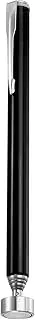 uxcell Telescoping Magnetic Pickup Tool 5LB Stainless Steel 5.3" to 24" Extendable Magnet Retrieval Stick with Pocket Clip for Car Industry Garage Office, Black