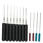 12x Lock Broken Key Extractor Remove Removal Hooks Locksmith Tool Set