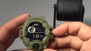 【金台鐘錶】CAISO 卡西歐 G-SHOCK RANGEMAN系列 電波錶 三大感應器 (軍綠) GW-9400-3