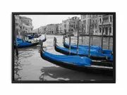 Venice Grand Canal Gondola Framed Print Fine Art Poster Print