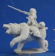 Reaper Miniatures Dark Heaven Bones Ursula Dwarven Bear Rider RPR 77353