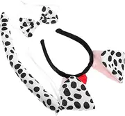 [Healeved] 1 Set Boys and Girls Dog Ears Headband Dalmatian Style Comfortable and Fun for Party or Cosplay