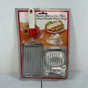 Vintage Tomato Slicer & Egg Slicer Vintage NIB Metal & Plastic NOS