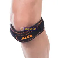 在飛比找蝦皮購物優惠-【教練先生】ALEX 丹力 膝部雙拉式加強帶 台灣製造 髕骨