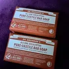 Dr.Bronners All In One Eucalyptus Pure Castile Bar Soap 140g x 2 SEALED