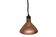 Pull down heat lamp antique copper 270mm Round HYWBL09