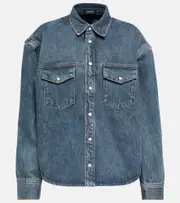 [Wardrobe.NYC] Wardrobe.NYC Oversized denim jacket UK 14 blue