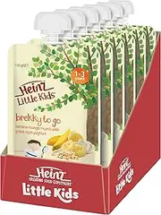 Heinz 1-3 Years Muesli Banana and Mango and with Greek Style Yoghurt Heinz Little Kids Brekky Heinz for Baby Vegetarian 150g (pack of 6)