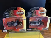 2-Maisto 1/18 Scale Harley Davidson 48 FL PANHEAD+08 FLSTSB CROSSBONES BIKES L48