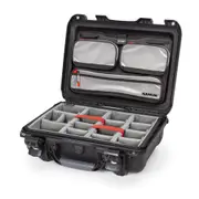 Nanuk 923 Case with Lid Organiser and Padded Divider (Black)