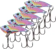 Generic 5pcs Fish Shaped Fishing Lightweight and Easy to Use Design for Outdoor Fishing for Targeting Perch and Fish Durable and Reusable Bait