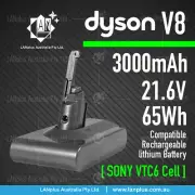 3000mAh 21.6V Vacuum Battery 4 Dyson V8 Absolute Animal Fluffy True Capacity