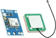 A-DIGISHUO NEO-6M GPS Flight Control Module GY-NEO6MV2 Module Controller 3V-5V EEPROM APM 2.5, with Ceramic Antenna, Used for Arduino. (NEO-6M)