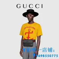 在飛比找Yahoo!奇摩拍賣優惠-現貨[禮物]GUCCI古馳GG Black腰包簡約