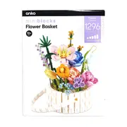 1296 Piece Mini Blocks Flower Series: Flower Basket