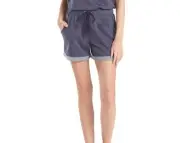 Josie Natori Womens Chi French Terry Shorts Small