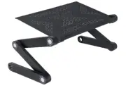 Adjustable Laptop Table Bed Tray, Aluminum, Portable Folding Laptop