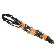 Sturdy Basketball Mesh Net Bag Carry Bag Ball Carrier, Black Yellow