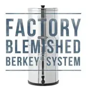 Royal Berkey System 3.25 Gal Factory Blemished w/2 Brand New BB92 Black Filters